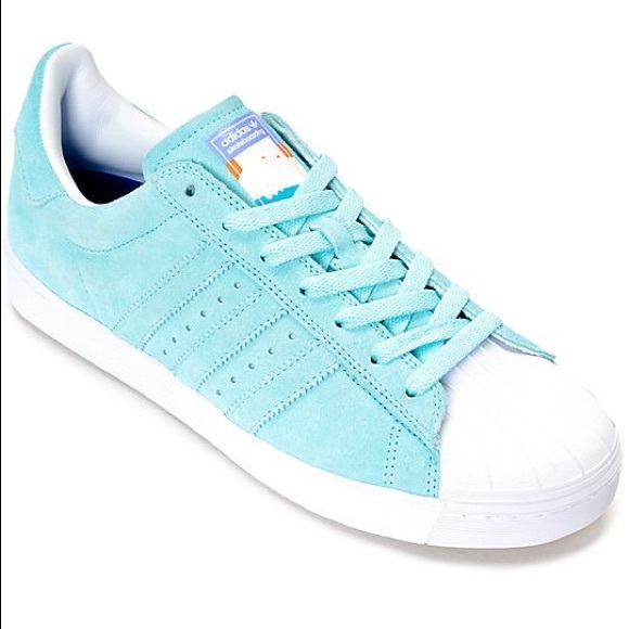 adidas superstar aqua blue